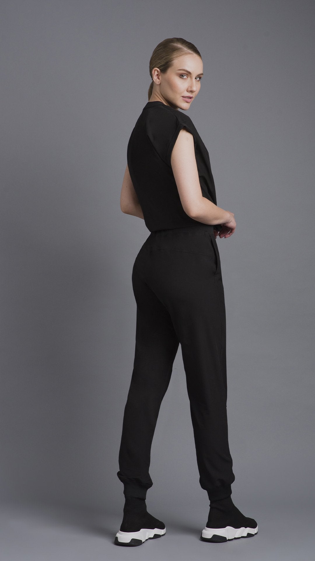 Kanaus® Pants Casual Total Black | Women